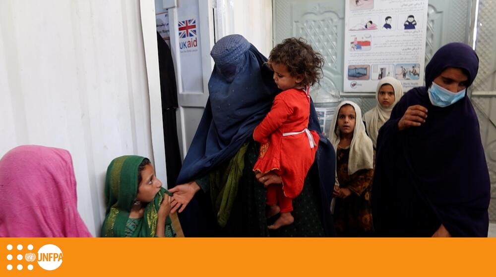 Pregnant Afghan refugees receiving vital support from UNFPA